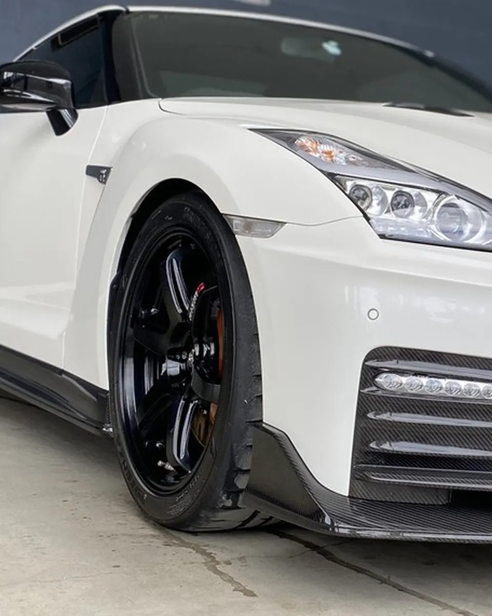 White Nissan at Diverse Autobody